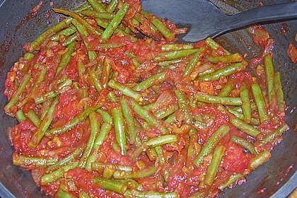 Gr&uuml;ne Bohnen mit Tomaten 3