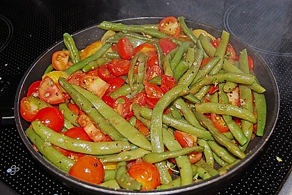 Gr&uuml;ne Bohnen mit Tomaten 4