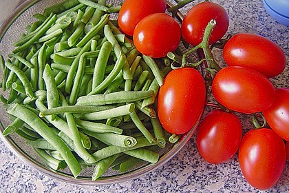 Gr&uuml;ne Bohnen mit Tomaten 6