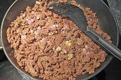 Kohl geschmort mit Hackfleisch