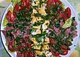 Italienische Salatplatte
