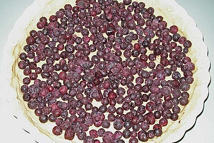 Tarte aux airelles et aux amandes 5