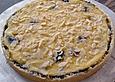 Tarte aux airelles et aux amandes