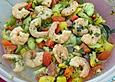 Kreolischer Garnelensalat