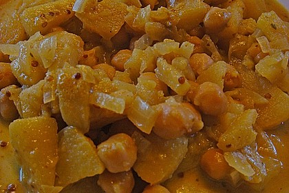 Apfel - Kichererbsen - Curry
