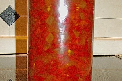 Thail&auml;ndische scharfe Honigsauce mit Knoblauch