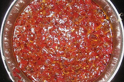 Thail&auml;ndische scharfe Honigsauce mit Knoblauch 2