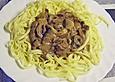Rindergeschnetzeltes mit Champignons