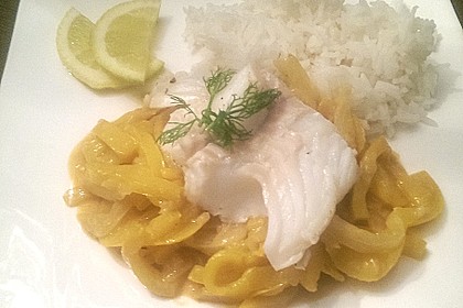 Gebratenes Zanderfilet auf Fenchel - Paprika - Gemüse 7