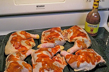 Knuspriges Grillhuhn mit frischem Koriander 1