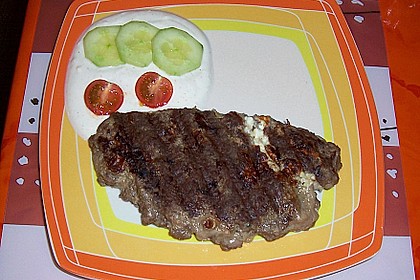 Beefsteaks mit Schafskäse 29