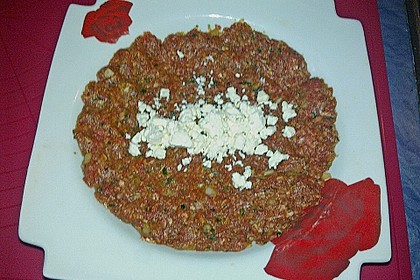 Beefsteaks mit Schafskäse 56