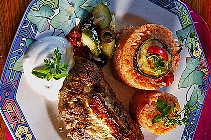 Beefsteaks mit Schafskäse 7