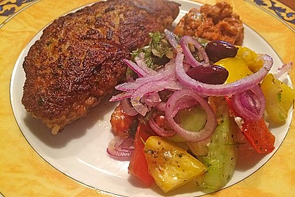 Beefsteaks mit Schafskäse 4