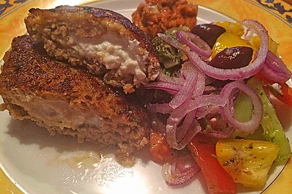 Beefsteaks mit Schafskäse 8