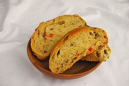 Knoblauch - Olivenbrot 1