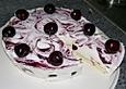 Marmorierte Kirsch - Joghurt - Torte