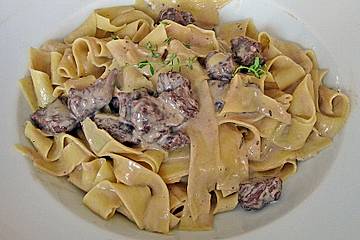 Pappardelle mit Wildschwein