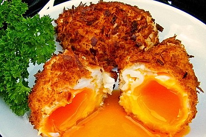 Gebratene Pilze mit pochiertem Ei 4