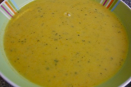 Zucchinicremesuppe 1