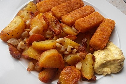 Fischstäbchen - Pfanne 1
