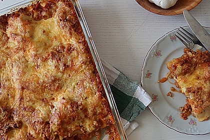 Leichte Lasagne Bologneser Art 6