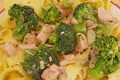 Lachs - Brokkoli - Sahne - Sauce 6