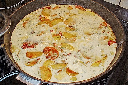 Bratkartoffeln mit Eiern und Kr&auml;utern 6