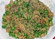 Quinoa mit Erbsen