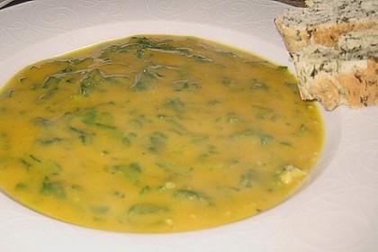 Kokos - Möhren - Spinat - Suppe 4