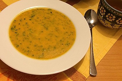 Kokos - Möhren - Spinat - Suppe 1
