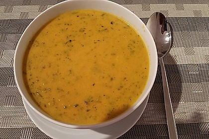 Kokos - Möhren - Spinat - Suppe 2