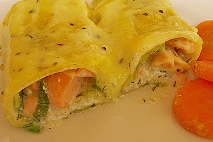 Cannelloni mit Lachsf&uuml;lle