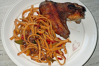 Putenfl&uuml;gel mit Hubertus - Sp&auml;tzle