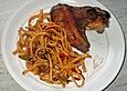 Putenfl&uuml;gel mit Hubertus - Sp&auml;tzle