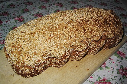 Mein Roggensauerteigbrot mit Sesamkruste 17