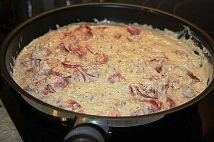 Spaghetti mit Frischk&auml;se - Thunfisch - Sauce 27