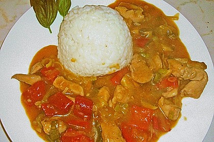 Asia - Hähnchenbrust in pikanter Gemüse - Sauce 10