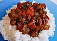 Asia - H&auml;hnchenbrust in pikanter Gem&uuml;se - Sauce