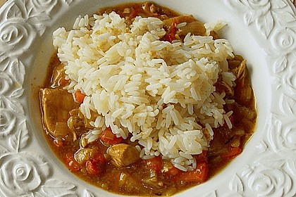 Asia - Hähnchenbrust in pikanter Gemüse - Sauce 2