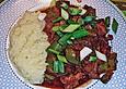 Asia H&uuml;hnerleber mit Paprika