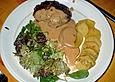 Hamburger in Pfeffersauce