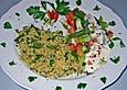 Petersiliensalat mit Joghurtsauce
