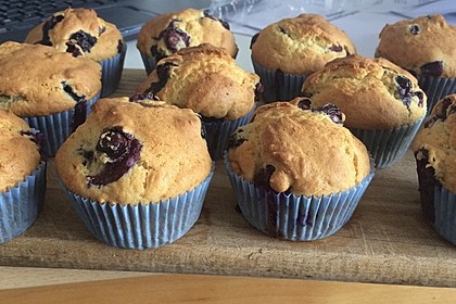 Mile high Blueberry Muffins 55