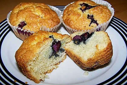 Mile high Blueberry Muffins 30