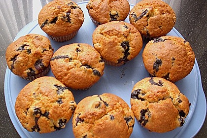Mile high Blueberry Muffins 88