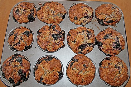 Mile high Blueberry Muffins 97