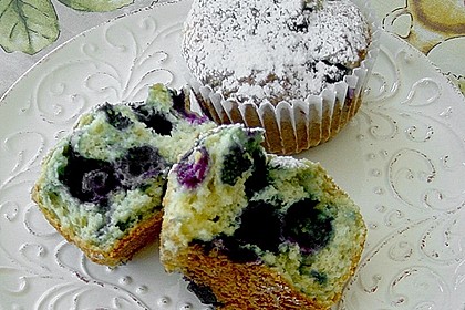 Mile high Blueberry Muffins 34