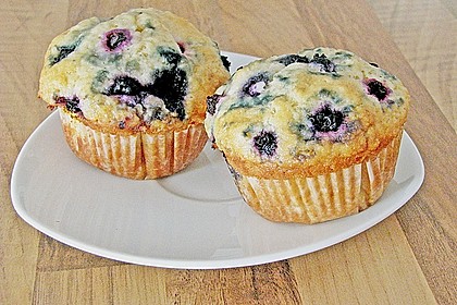 Mile high Blueberry Muffins 27
