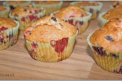 Mile high Blueberry Muffins 73